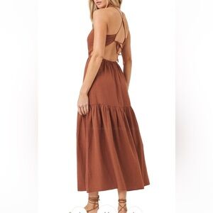 L*Space Terracotta Maxi Skirt